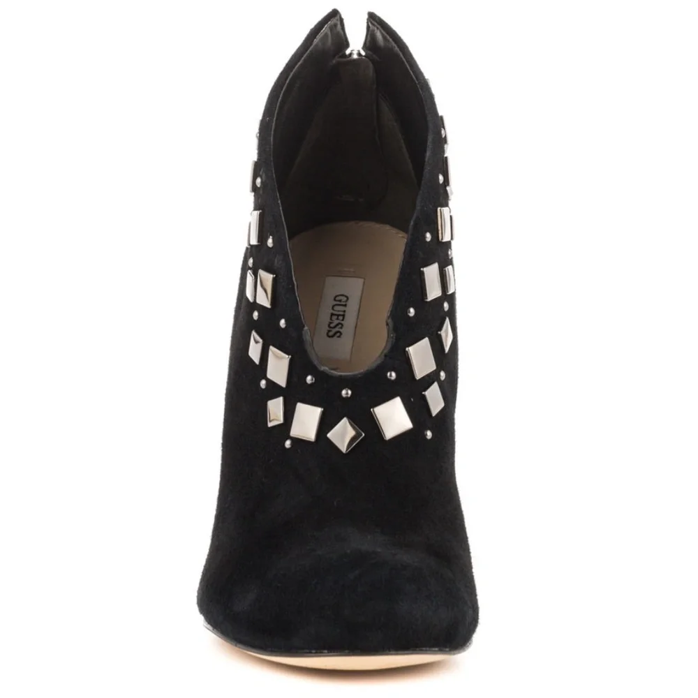 NEW GUESS SARETTA BLACK SUEDE BOOTIES SZ 6